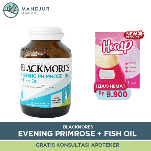 Blackmores Evening Primrose Oil + Fish Oil - Apotek Mandjur