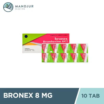 Bronex 8 mg 10 Tablet