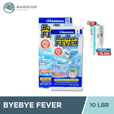 ByeBye Fever anak - Dus Isi 10 Lembar
