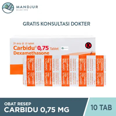 Carbidu 0.75 mg 10 Tablet