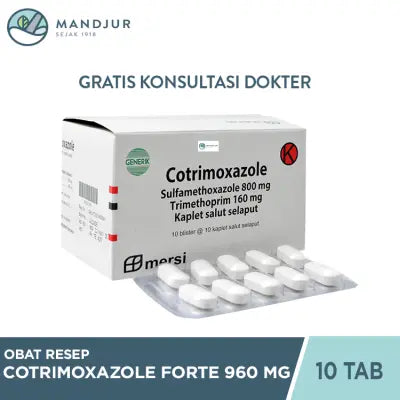 Cotrimoxazole Forte 960 mg 10 Tablet