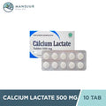 Calcium Lactate 500 mg 10 Tablet
