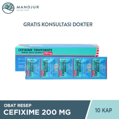 Cefixime 200 Mg 10 Kapsul