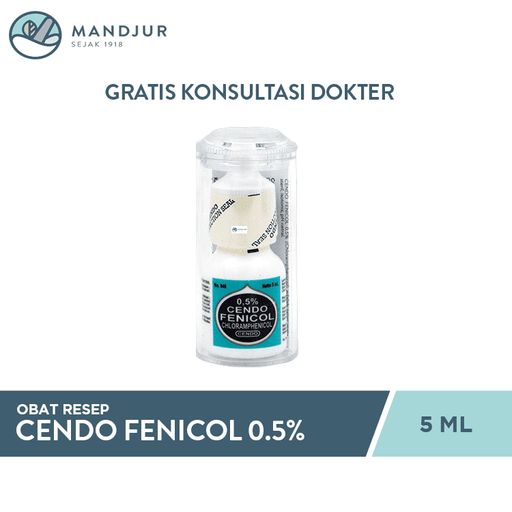Cendo Fenicol 0.5% Eye Drops 5 Ml - Apotek Mandjur