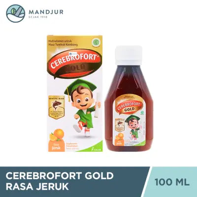 Cerebrofort Gold Rasa Jeruk 100 mL