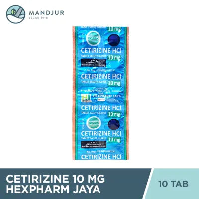 Cetirizine Hexpharm 10 mg 10 Tablet
