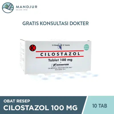 Cilostazol 100 mg 10 Tablet