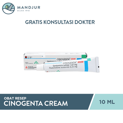 Cinogenta Cream 10 G - Apotek Mandjur