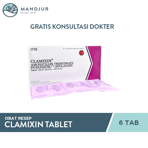 Clamixin 6 Tablet - Apotek Mandjur