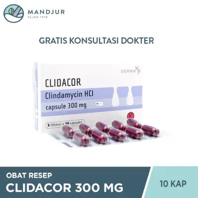 Clidacor 300 mg 10 Kapsul