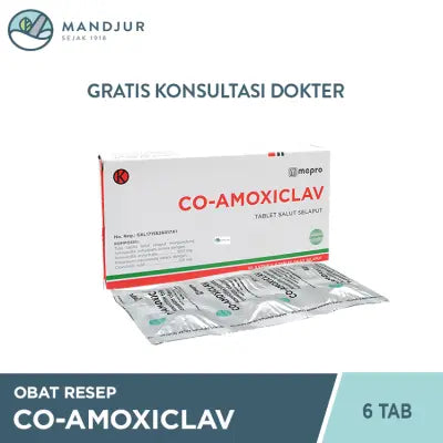 Co Amoxiclav 625 Mg 6 Tablet