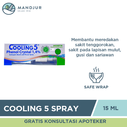 Cooling 5 Spray (Cool Mint) - Apotek Mandjur
