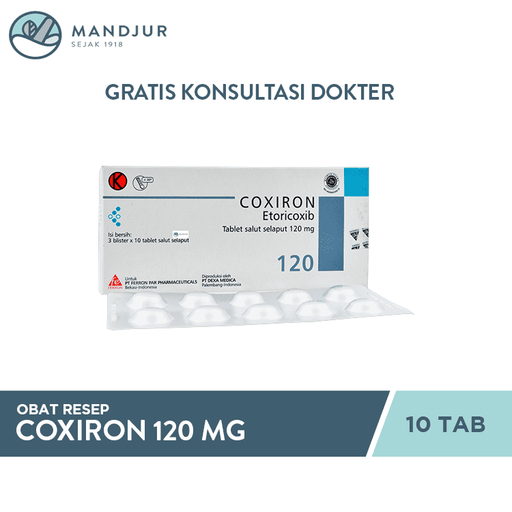 Coxiron 120 mg 10 Tablet - Apotek Mandjur