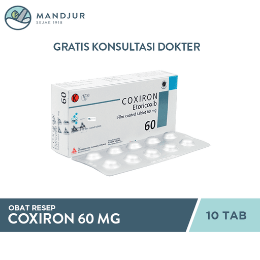 Coxiron 60 mg 10 Tablet - Apotek Mandjur