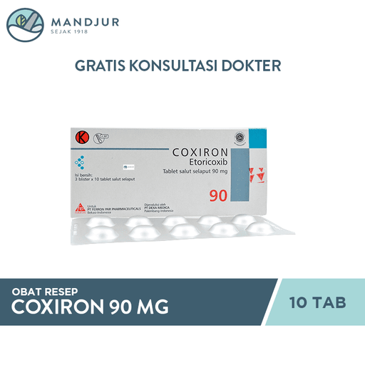 Coxiron 90 mg 10 Tablet - Apotek Mandjur