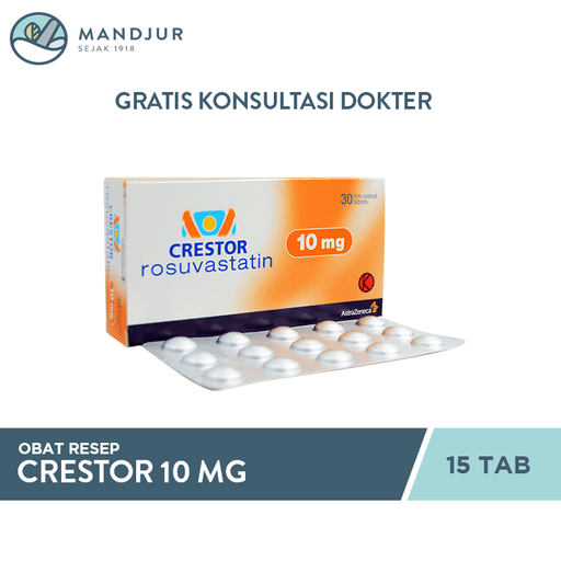 Crestor 10 mg 15 Tablet - Apotek Mandjur