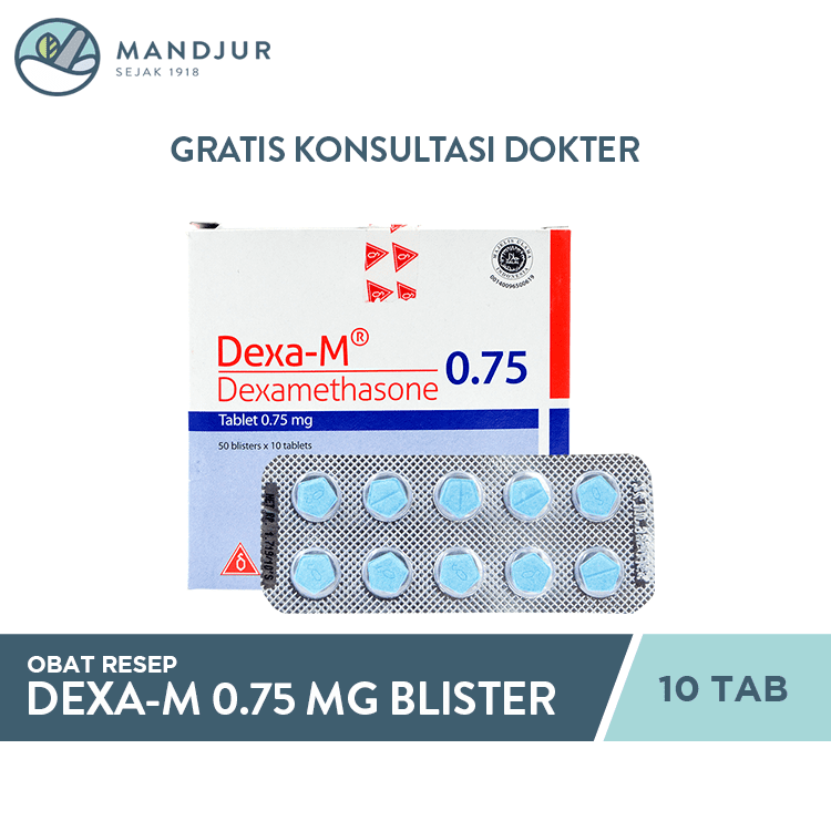 Dexa-M 0.75 Mg 10 Tablet — Apotek Mandjur