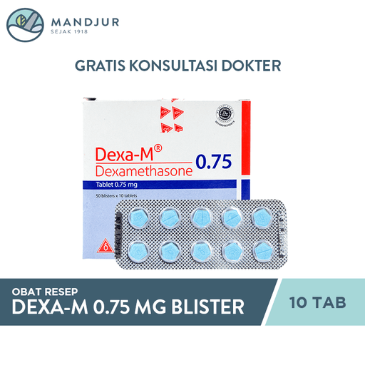 Dexa-M 0.75 Mg 10 Tablet - Apotek Mandjur