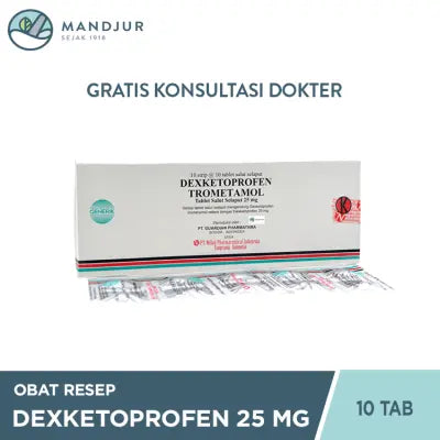 Dexketoprofen 25 mg 10 Tablet