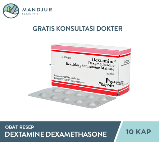 Dextamine 10 Tablet - Apotek Mandjur