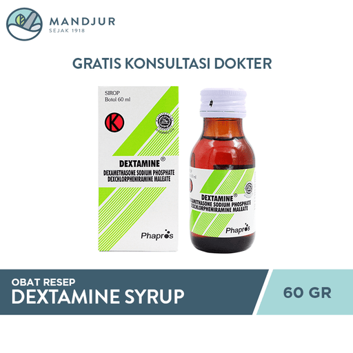 Dextamine Syrup 60 ML - Apotek Mandjur