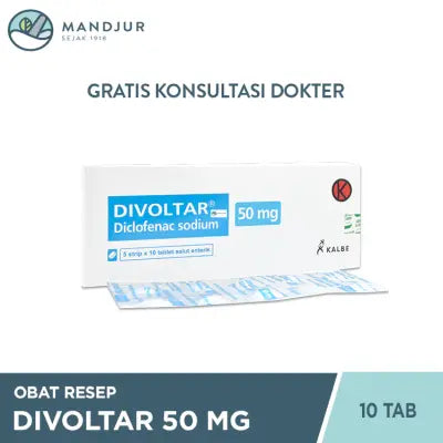 Divoltar 50 mg 10 Tablet