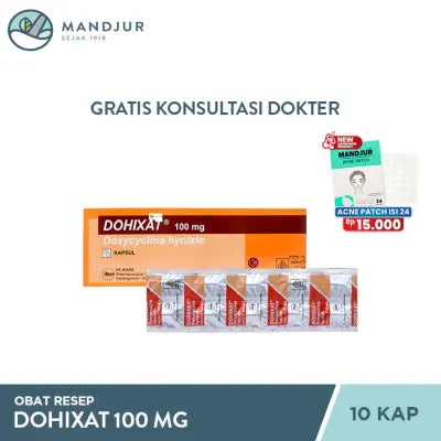 Dohixat 100 Mg 10 Kapsul