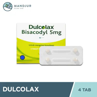 Dulcolax 5 Mg 4 Tablet