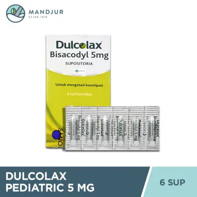 Dulcolax Pediatric 5 Mg 6 Supositoria