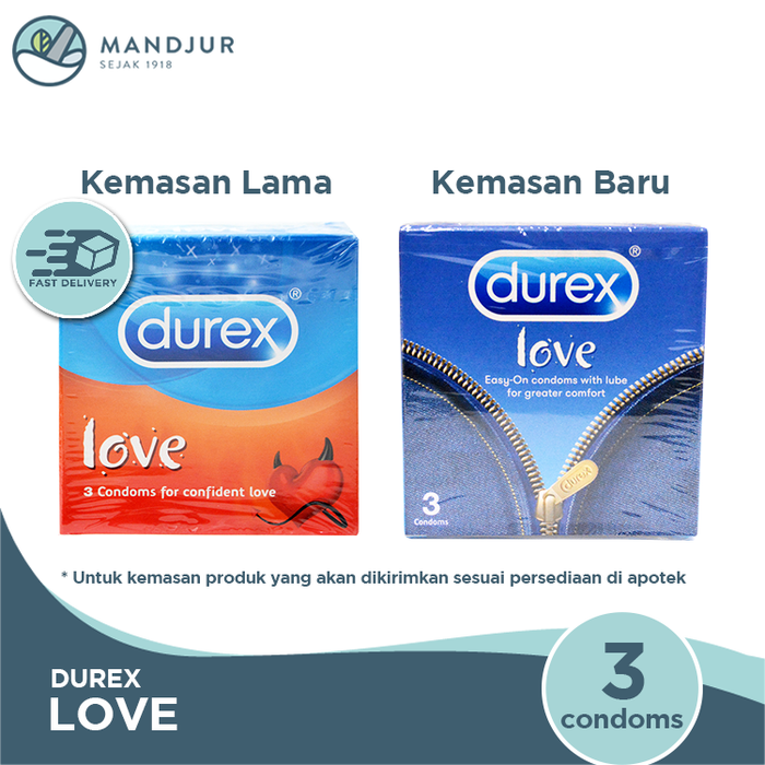 Kondom Durex Love - Isi 3