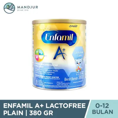 Enfamil A+ Lacto Free Care Susu Formula Bayi Dengan Intoleransi Laktosa 380 Gr