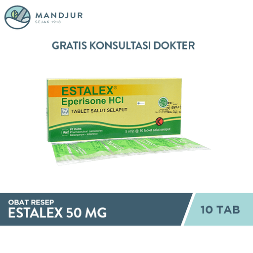 Estalex 50 mg 10 Tablet - Apotek Mandjur