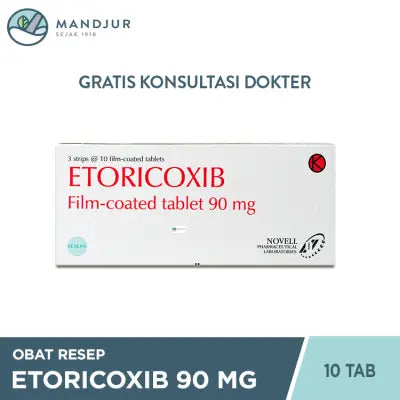 Etoricoxib 90 Mg 10 Tablet