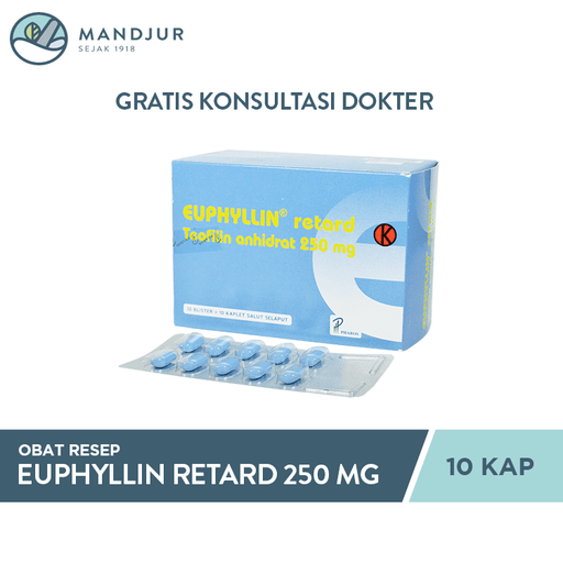 Euphylin Retard 250 Mg - Apotek Mandjur