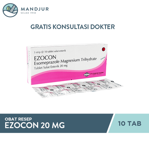 Ezocon 20 Mg 10 Tablet - Apotek Mandjur
