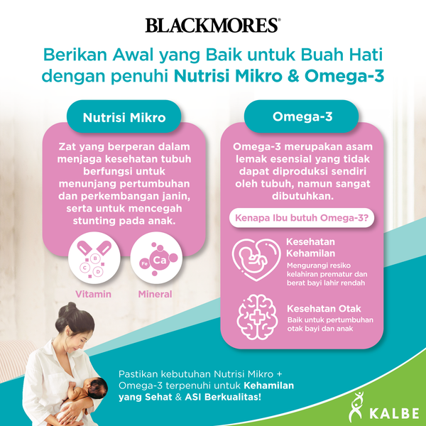 Blackmores Pregnancy & Breastfeeding Gold - Isi 60 Kapsul