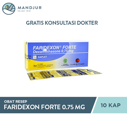 Faridexon Forte 0.75 mg 10 Kaplet - Apotek Mandjur