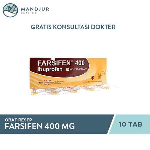 Farsifen 400 Mg 10 Tablet - Apotek Mandjur