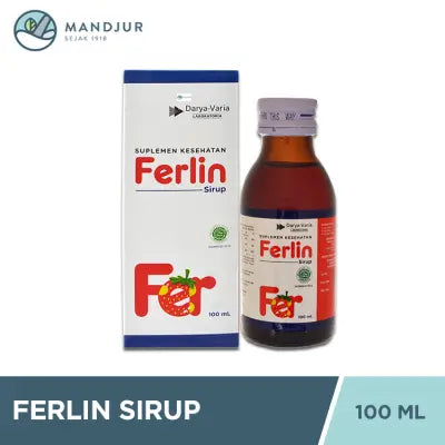 Ferlin Sirup 100 ml - Suplemen Kesehatan Anak