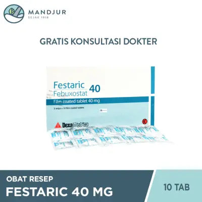 Festaric 40 Mg 10 Tablet