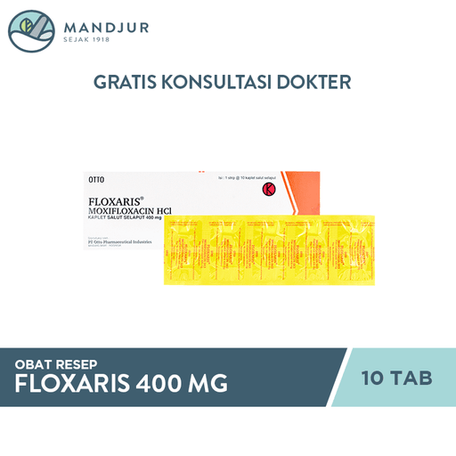 Floxaris 400 mg 10 Tablet - Apotek Mandjur