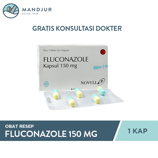 Fluconazole 150 mg 1 Kapsul - Apotek Mandjur