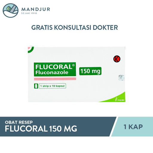 Flucoral 150 Mg 1 Kapsul - Apotek Mandjur