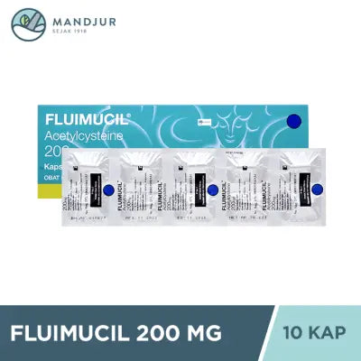 Fluimucil 200 Mg Strip 10 Kapsul