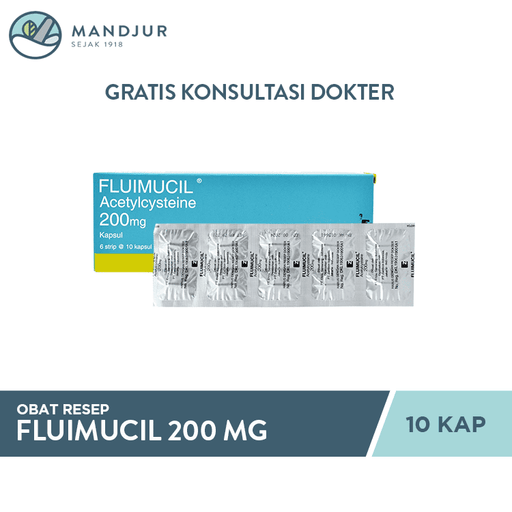 Fluimucil 200 Mg Strip 10 Kapsul - Apotek Mandjur