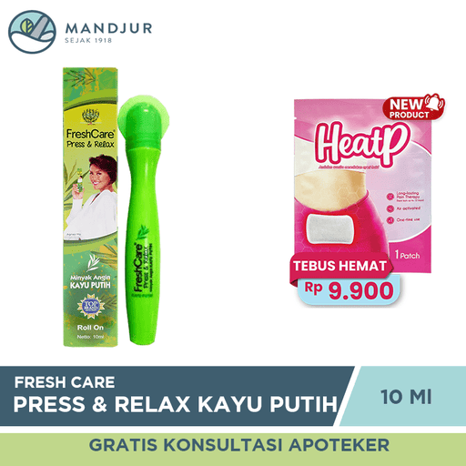 Freshcare Press & Relax Minyak Kayu Putih - Apotek Mandjur
