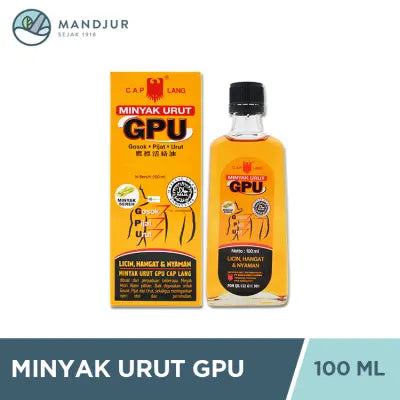 Minyak Urut GPU Cap Lang Minyak Sereh 100 ML
