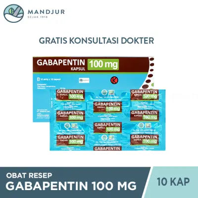 Gabapentin Hexpharm 100 Mg Strip 10 Kapsul