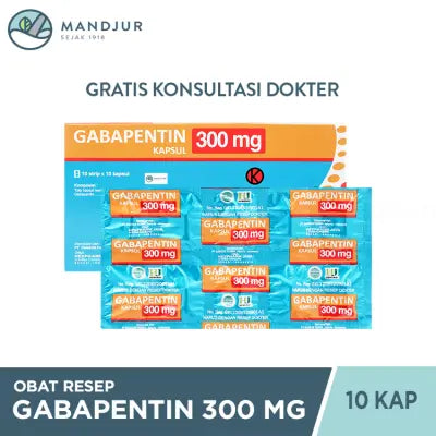 Gabapentin Hexpharm 300 Mg Strip 10 Kapsul