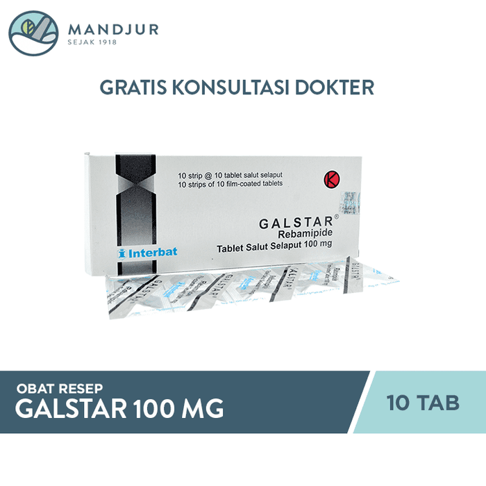 Galstar 100 Mg 10 Tablet - Apotek Mandjur